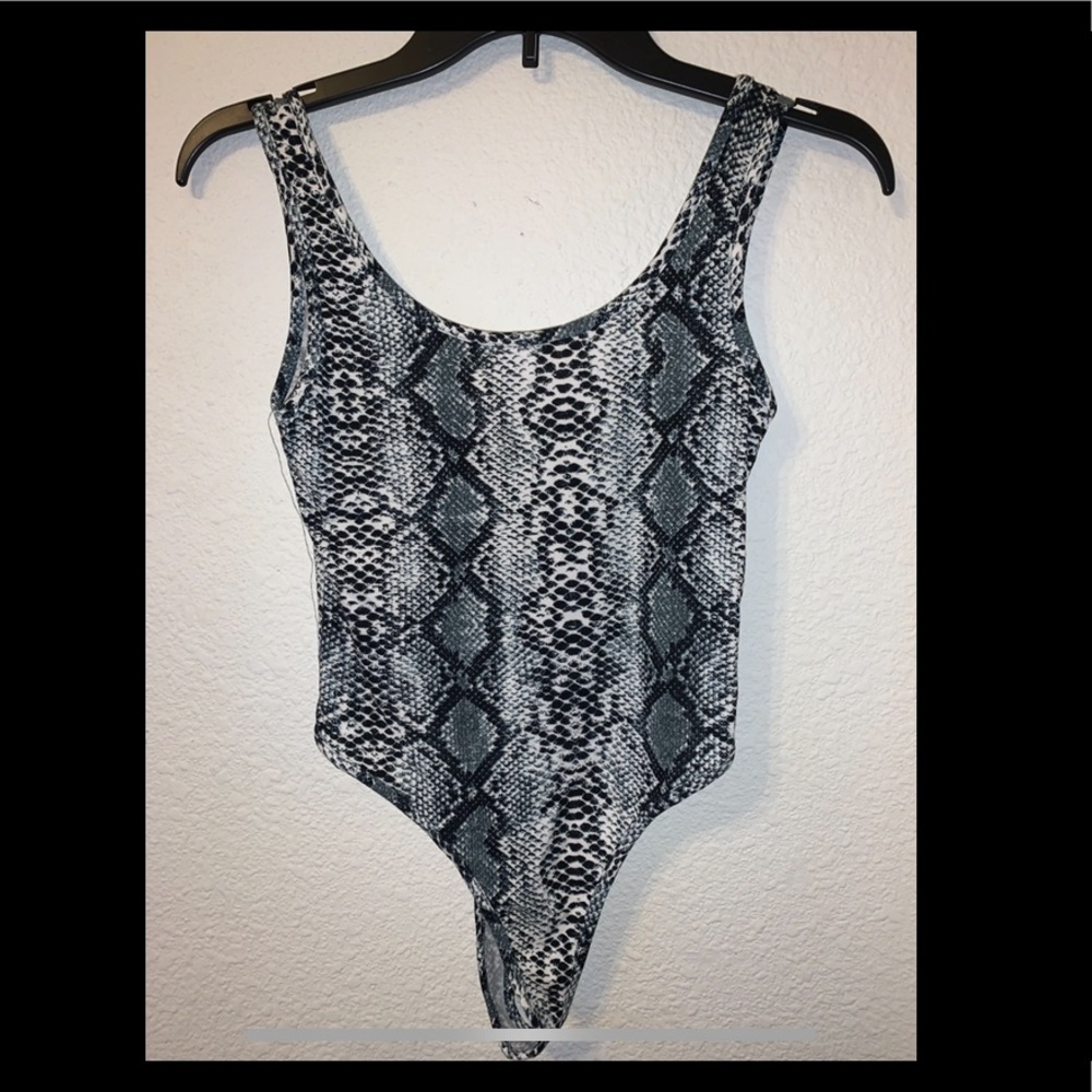 Snake Print Body Suit
